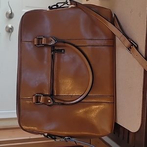 Tan handbag